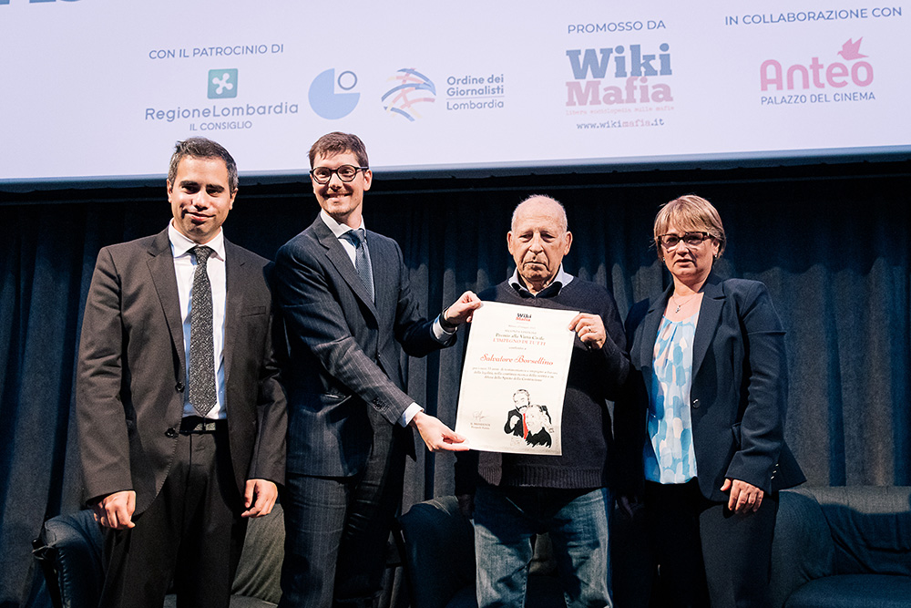 Premio alla Virtù Civile L'impegno di TUTTI a Salvatore Borsellino